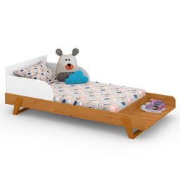 Berço Multifuncional Bkids Branco Freijó Eco Wood com Colchão - Matic - 9