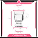 Ver imagem 2 de Conjunto 6 Canecas Café Chá Líbano Vidro Class Home 145ml