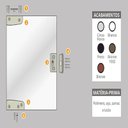 Ver imagem 2 de Kit polímero para instalação de portas pivotante de bater - kit 1 branco
