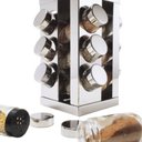 Ver imagem 2 de Porta Temperos Condimentos Inox 12 Potes Base Giratória