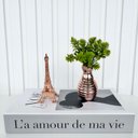 Ver imagem 4 de Decoração sala livro fake + vaso rose gold + mini torre