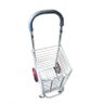 Carrinho de Mao Dobravel De Aluminio 4 Rodas Compras Carga Feira Ate 50 Kg - 2