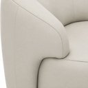 Ver imagem 4 de Poltrona Decorativa Giratória em Couro Livintus Leather