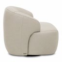Ver imagem 5 de Poltrona Decorativa Giratória em Couro Livintus Leather