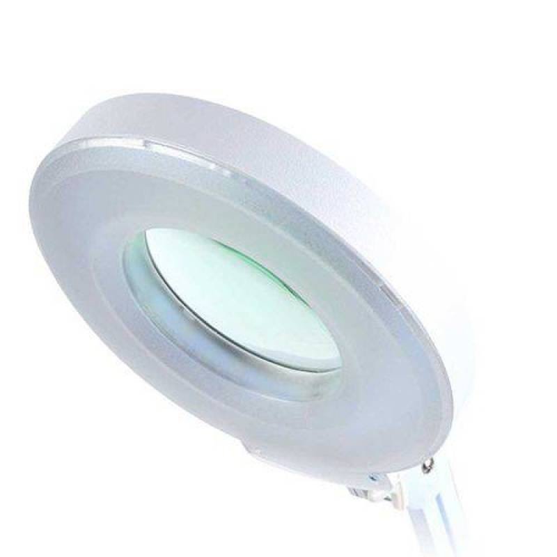 Lupa Estetica Luminária Led de Mesa Articulável Giratório Vidro Óptico Bivolt - 4