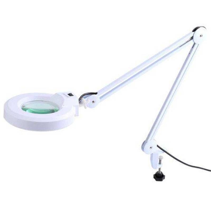 Lupa Estetica Luminária Led de Mesa Articulável Giratório Vidro Óptico Bivolt - 3