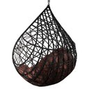 Ver imagem 5 de Cadeira Balanço Ninho Suspenso Gota Tramado com Suporte e Almofada Impermeável Acesse Móveis