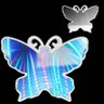 Luminária Espelho 3D Infinito LED Borboleta Profundidade Luz Quarto (Qz3802) - Colorido - 2