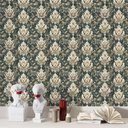 Ver imagem 4 de Papel de Parede Adesivo Efeito Arabesque Decoração Premium