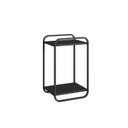 Ver imagem 2 de Mesa Lateral Orgânica Curva 65x33cm com Pé em Metal Luna