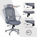 Ver mais imagens de Cadeira de Escritório Presidente Ergonômica Oficial Corporativa Milão - 1 - Milão com Apoio
