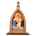 Ver imagem 1 de Kit 3 Capelas Maria Schoenstatt Mãe de Jesus Decoração Mdf
