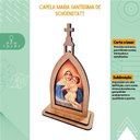 Ver imagem 2 de Kit 3 Capelas Maria Schoenstatt Mãe de Jesus Decoração Mdf