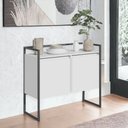 Ver imagem 1 de Aparador Compacto Metalic Branco Preto