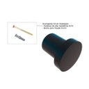 Ver imagem 3 de Espelho Redondo Adnet 90cm Moldura e Alça Couro Preto + Suporte