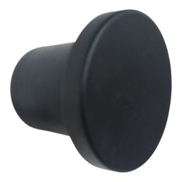 Espelho Redondo Adnet 90cm Moldura e Alça Couro Preto + Suporte - 3