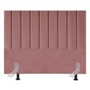 Ver imagem 5 de Cabeceira Cama Casal Queen Size 160 Cm Luana Veludo e Frame Rosé