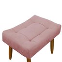 Ver imagem 3 de Puff Banqueta Decorativo Pés Madeira