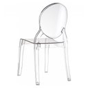 Ver imagem 3 de Cadeira Acrílica Elizabeth - Ghost - Incolor - Transparente