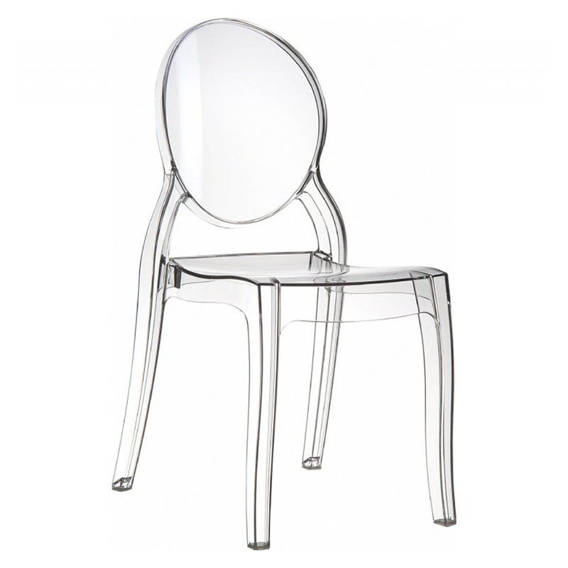 Cadeira Acrílica Elizabeth - Ghost - Incolor - Transparente