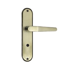 Fechadura Linha 1200 - Banheiro - Alavanca - Espelho Soft Oxidado - 1