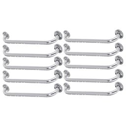 Alça Barra Apoio 60cm Suporte Resistente Kit 10 Uni Acessibilidade Criança Idoso Deficiente Anti Que - 1