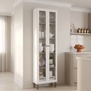 Ver imagem 1 de Cristaleira 2 Portas com Vidro Classy Yescasa