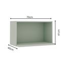 Ver imagem 3 de Nicho para Microondas 100% MDF Iluminata Verde/Mint