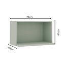 Ver imagem 3 de Nicho para Microondas 100% MDF Iluminata Verde/Mint