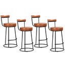 Ver imagem 1 de Kit 04 Banquetas Alta para Cozinha Área Gourmet Miami Couríssimo Amarula - Desk Design