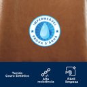 Ver imagem 4 de Kit 04 Banquetas Alta para Cozinha Área Gourmet Miami Couríssimo Amarula - Desk Design