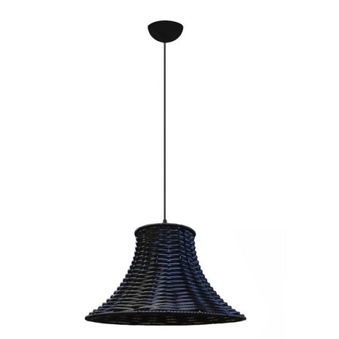 Lustre Pendente de Junco - Modelo Chapéu Chines - Modelo Tabaco