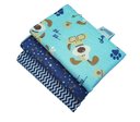 Ver imagem 5 de Toalha de Boca 3 Pçs Azul 25 X 25 Cm - Lilifish Baby & Kids