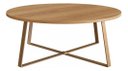 Ver imagem 3 de Mesa de Centro Hanover/Dourado 27947 - Artesano Móveis Cor Marrom