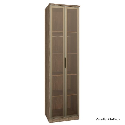 Guarda Roupa Modulado 02 Portas 245cm com Prateleira Setiba
