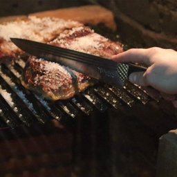 Facão Faca N 10 Aço Carbono Cabo Madeira Nobre Bainha Couro - 3