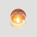 Ver imagem 4 de Arandela Figo Bronze com Globo de Vidro Âmbar