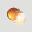 Ver imagem 2 de Arandela Figo Bronze com Globo de Vidro Âmbar