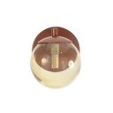 Ver imagem 3 de Arandela Figo Bronze com Globo de Vidro Âmbar