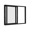 Ver imagem 1 de Janela 2 Folhas Preto 100x100 Linha 25 Jade