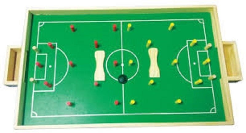 Brinquedos Educativos - Futebol De Pinos 65x35cm - 1