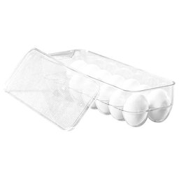 Organizador de Geladeira Bandeja Porta Ovos com Tampa My Box 14 Unidades - Lyor - 1 Organizador de Geladeira Bandeja Porta Ovos com Tampa My Box 14 Unidades - Lyor - 1