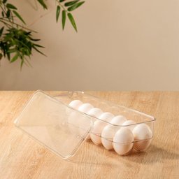 Organizador de Geladeira Bandeja Porta Ovos com Tampa My Box 14 Unidades - Lyor - 5 Organizador de Geladeira Bandeja Porta Ovos com Tampa My Box 14 Unidades - Lyor - 5