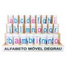 Alfabeto Móvel Degrau Madeira MDF Bastão Carlu Brinquedos - 3