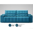 Ver imagem 5 de Sofá com Porta Copos e Carregador Usb Retrátil e Reclinável Samurai 2,00m Velosuede Royal -