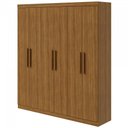 Ver imagem 4 de Guarda-Roupa Casal 6 Portas Jazz- Lopas - Rovere Naturale