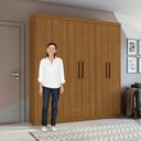 Ver imagem 3 de Guarda-Roupa Casal 6 Portas Jazz- Lopas - Rovere Naturale