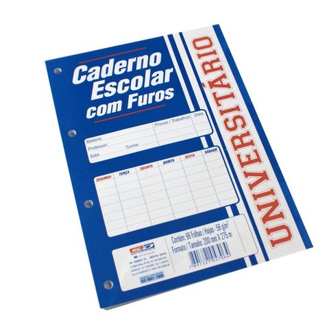 Bloco Fichário 96 Fls Monobloco Branco - São Domingos