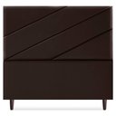 Ver imagem 5 de Cabeceira Casal 140 Cm com Frame Cristal Corino Marrom Artte