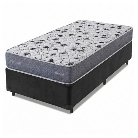 Cama Box Solteiro Double Face AG65 Eclipse 88x188x58cm Herval - Suporta até 150kg